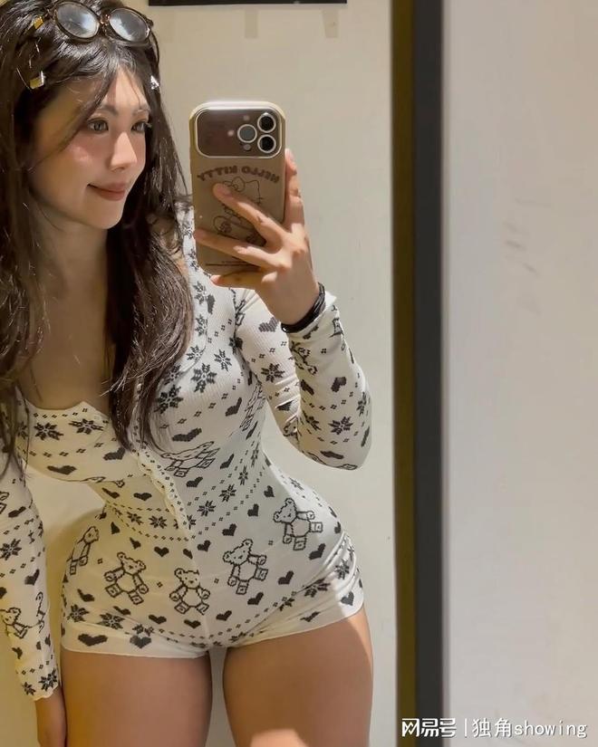 太美了！纯棉卡通连体居家服太抢眼清新可人舒适动感